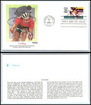 1983 US FDC Cover - Olympics, Colorado Springs, CO - Cycling E4 - £2.32 GBP