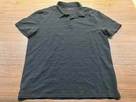 John Varvatos USA Men’s Black Short-Sleeve Polo Shirt - XL - £17.98 GBP