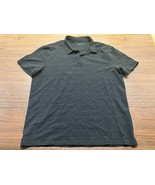 John Varvatos USA Men’s Black Short-Sleeve Polo Shirt - XL - £17.95 GBP
