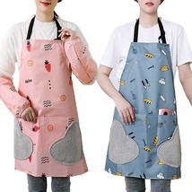Women Aprons With Pockets-2 Pack, Fresh Apron, Waitress Chef Apron - Wom... - £20.82 GBP