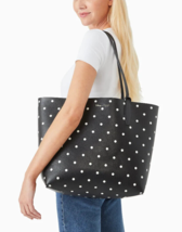 Kate Spade Disney Reversible Minnie Mouse Black Leather Tote K4643 NWT $379 MSRP - £111.32 GBP