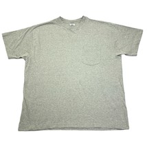 Old Navy Mens Large  T-shirt Vtg Single Stitch Grey Pocket Short Sleeve ... - £15.14 GBP