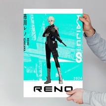 Reno Ichikawa KAIJU NO. 8 anime poster. 2024 Anime Series Wall Art Home Decor - £8.55 GBP+