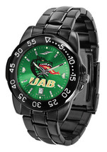 UAB Blazers Licensed Men Fantom Sport AnoChrome Watch and Dog Tag - £70.76 GBP