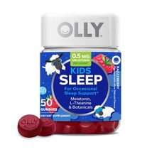 1/26 OLLY Kids Sleep Gummy, 0.5mg Melatonin, L Theanine, Chamomile, and ... - $10.88