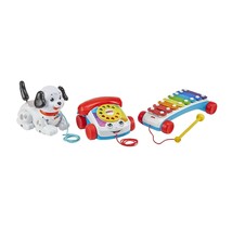 Fisher-Price Pull-Along Basics Gift Set, 3 classic pull toys for infants and tod - £51.12 GBP
