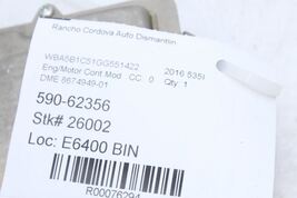 ECU DME ECM Engine Control Module 3.0L N55 8674949-01 Fits 15-19 BMW X6 76294 image 12