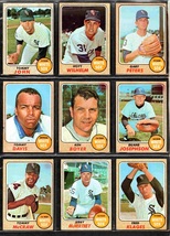 1968 Topps Chicago White Sox Team Lot 10 dif Hoyt Wilhelm Tommy John Gary Peters - £10.81 GBP