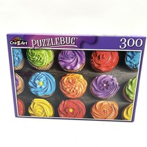 300 Piece Cupcakes Cra.Z.Art Puzzlebug Puzzle Tasty Colorful - $5.48