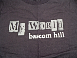 Wisconsin music band Bascom My world t shirt black L - £21.25 GBP