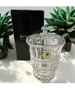 Vtg Bombay TARRA  Crystal Sugar Jam Jar 6” Condiment Container 4827771 R... - €42,46 EUR