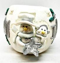 TJ Collection Set/2 Snowman Tea Light Cups - £15.69 GBP