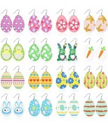 Faux Leather Teardrop Earrings Lot of 16 Pairs Wholesale Easter Jewelry ... - $48.00 CAD