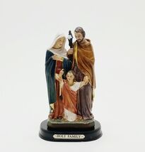 Religious Statue Figurine of Holy Family Jesus and his Parents H = 5.75 in - $28.82