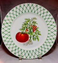 &quot;The Vegetables&quot;rare replacement /decorative Tomato 10 1/4&quot; dinner plate... - $14.84