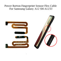 New Power Button Fingerprint Sensor Flex Cable For Samsung Galaxy A12 Sm-A125U - £15.65 GBP