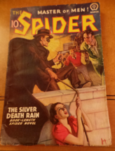 The Spider Pulp Magazine The Silver Death Reign March 1939 VG+ - £179.43 GBP