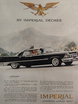 1959 Holiday Original Art Ad Advertisement Chrysler by IMPERIAL decree! - $10.80