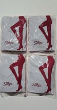 4 Pair Vtg Silkies Control Top Pantyhose, Large, Nude Natural New in Pkg 070301 - £7.31 GBP