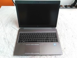Defective HP ZBook 15 G5 15&quot; Laptop Intel i7-8750H 6-Core 2.2GHz 16GB 0HD AS-IS - £140.80 GBP