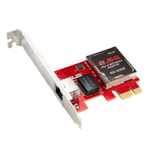 Asus PCE-C2500 2.5G Base-T PCIe Card Network Adapter RJ45 Port for Windows Linux - £30.42 GBP
