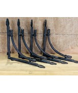 4 LARGE Shelf Brackets Corbels Wall Cast Iron Rustic Farmhouse 10" X 10" !! - $46.99