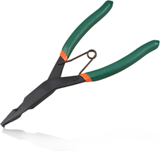 LEOONTOOL Angle Tip Lock Ring Pliers Spring Loaded 9-Inch Special Circli... - £15.10 GBP