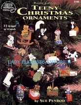 Teeny Christmas Tree Ornament Plastic Canvas Patterns 3160 15 Designs Sue Penrod - £3.69 GBP