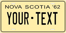 Nova Scotia 1962 License Plate Personalized Custom Car Bike Motorcycle Moped Tag - £8.64 GBP+