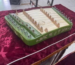 Treble dulcimer Mini Yanqin Portable Dulcimer Green Chinese Stringed Ins... - $599.00