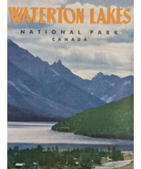 Waterton Lakes National Park Vintage Travel Brochure 1950s - $9.95