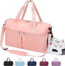 Gym Bag for Women and Men with Shoes Compartment Small Duffel Bag for Sports Tra - £35.78 GBP