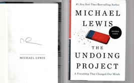 The Undoing Project Signed Michael Lewis Not Personalized! Hardcover Box Packing - £19.33 GBP