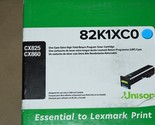 Genuine Lexmark 82K1XC0 Cyan Extra HY Return Program Toner - NEW SEALED ... - $227.85