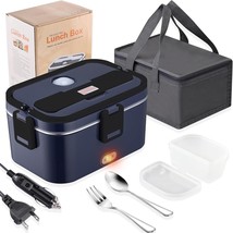 Electric Lunch Box Food Heater 60W Heated Lunch Boxes For Adults 1.8l Fo... - £42.76 GBP