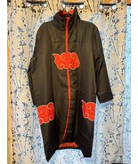 Red Cloud Cloak Adult L Costume Anime Akatsuki Robe Halloween Cosplay He... - $16.44