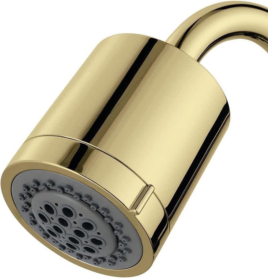 Kingston Brass Kx8612 Vilbosch Shower Head, 3-13/16-Inch, Polished Brass - $39.99