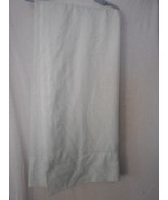 Vintage light blue sheer curtain 1 panel MCM 59 x 63 - $223.01 MXN