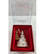 Marquis by Waterford 2012 Our First Christmas White Silver Cake Ornament - $705.01 MXN