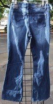 Rue 21 Flare Blue Jeans Twenty One Black NWT  Womens Size 7/8 NEW - £6.28 GBP