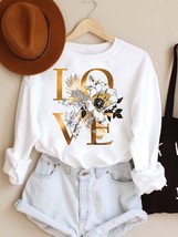 Pullovers Watercolor Love Heart Cute Clothing Ladies Womens Spring Autumn Winter - £56.71 GBP