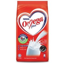 2 X 600GM NESTLE Omega Plus Milk Powder with High Calcium, Low Fat plus ... - £31.68 GBP