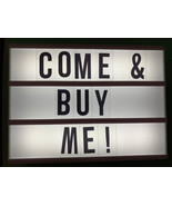 lighted display hanging board 12” x 9” x 1.5” with power cord. batteries... - $409.99 MXN