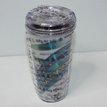 Royal Caribbean Cruise Save the Waves Coca Cola Tumbler Drink Cup in Blue New - £10.21 GBP