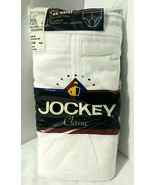 Size 38 Jockey Vtg 3 Pack Classic Men&#39;s Brief Tighty Whitey Inverted Y F... - $55.91 CAD