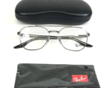 Ray-Ban Eyeglasses Frames RB6485 2502 Black Silver Square Full Rim 53-19... - £89.31 GBP
