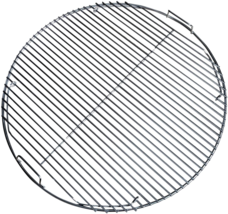 Stainless Steel Hinged BBQ Cooking Grate Grid 22� For Weber 22&quot; Charcoal Grills - £53.79 GBP