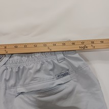 Columbia Women’s Light Gray Elastic Waist Drawstring Shorts Size L (32×6) image 5