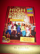 Disney HSM Activity Booklet High School Musical Event Party Planner Stic... - £14.94 GBP