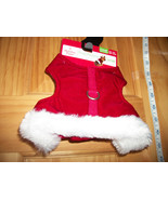 SimplyDog Pet Clothes XS Dog Harness Holiday Santa Suit Christmas Costum... - $7.59